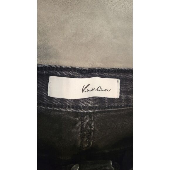KanCan Black Raw Hem Ankle Skinny Jeans - Picture 3 of 4